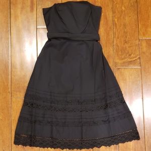 Strapless cocktail dress